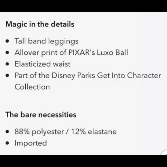 Disney Pants Jumpsuits Disney Parks Pixar Ball Leggingstunic Set Poshmark